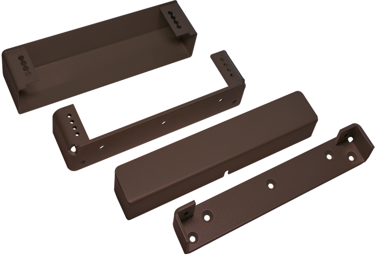 MK 400S-PS (коричневый), комплект монтажа для замка