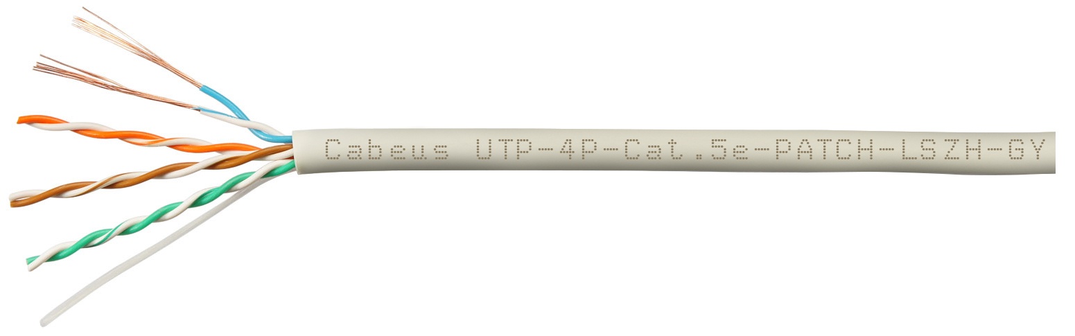 UTP-4P-Cat.5e-SOLID-GY-LIGHT-100 (9995c-5), кабель «витая пара» (LAN) для структурированных систем связи