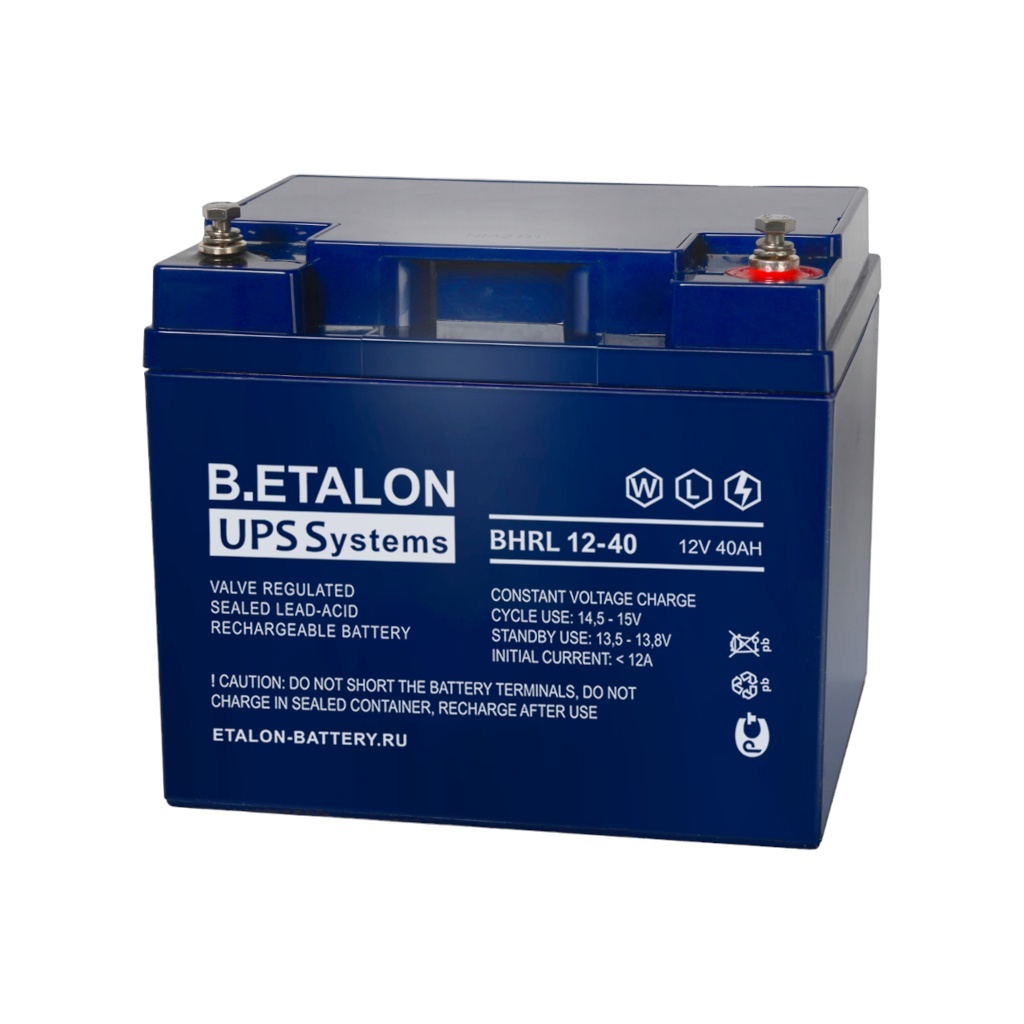 B.ETALON BHRL 12-40, аккумулятор герметичный свинцово-кислотный