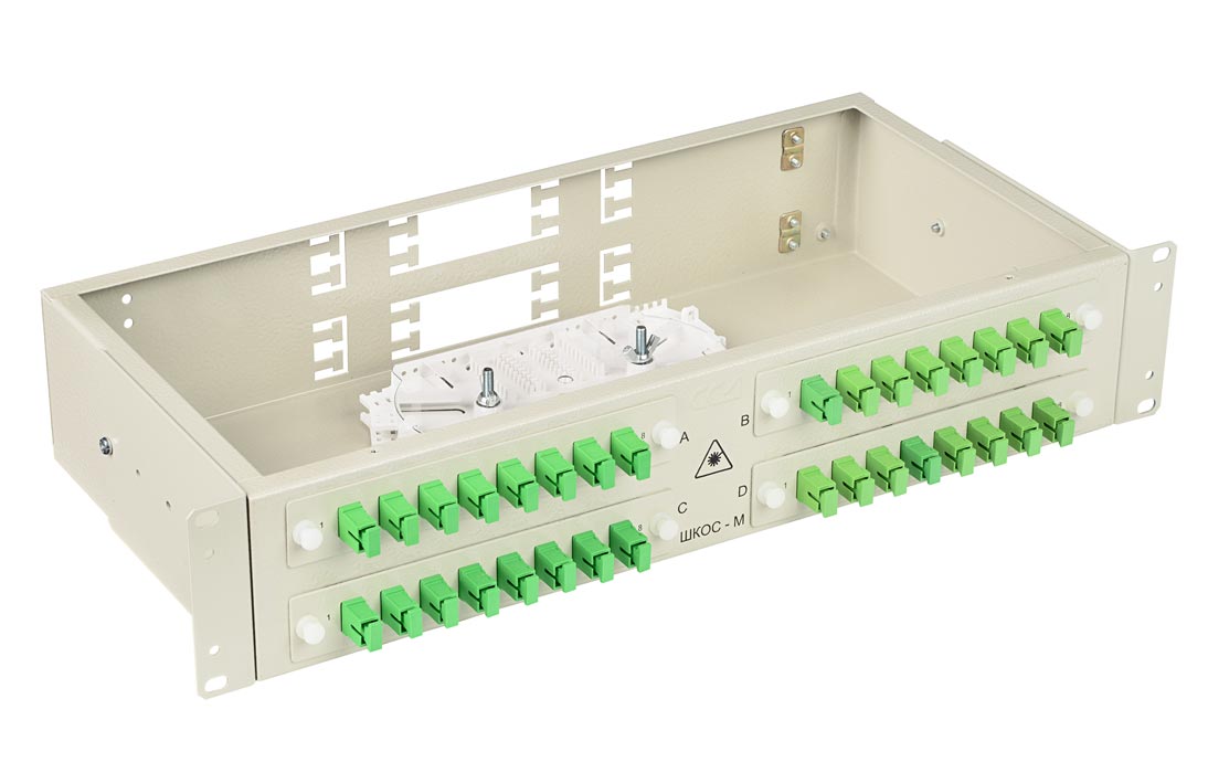 ШКОС-М-2U/4-32-SC~32-SC/APC~32-SC/APC (130303-01245), кросс оптический 19"