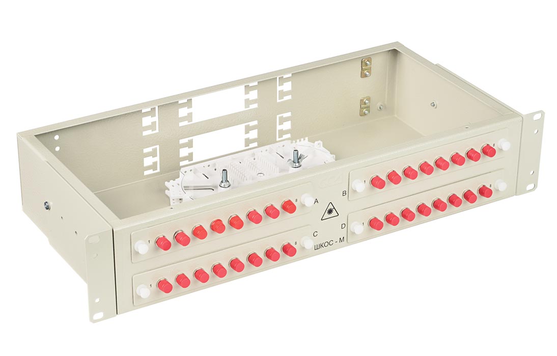 ШКОС-М-2U/4-32-FC/ST~32-FC/D/SM~32-FC/UPC (130303-01208), кросс оптический 19"