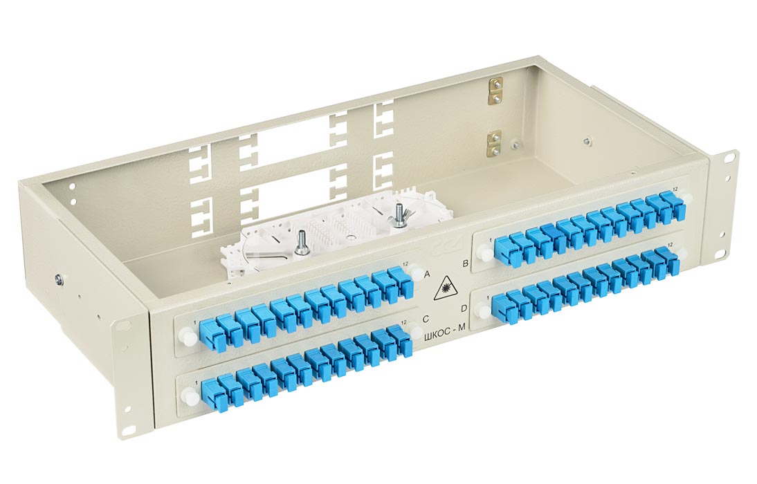 ШКОС-М-2U/4-48-SC~48-SC/SM~48-SC/UPC (130303-01207), кросс оптический 19"