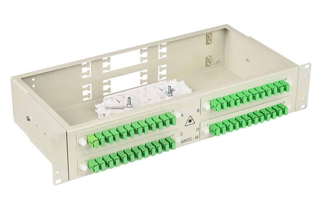 ШКОС-М-2U/4-48-SC~48-SC/APC~48-SC/APC (130303-01239), кросс оптический 19"