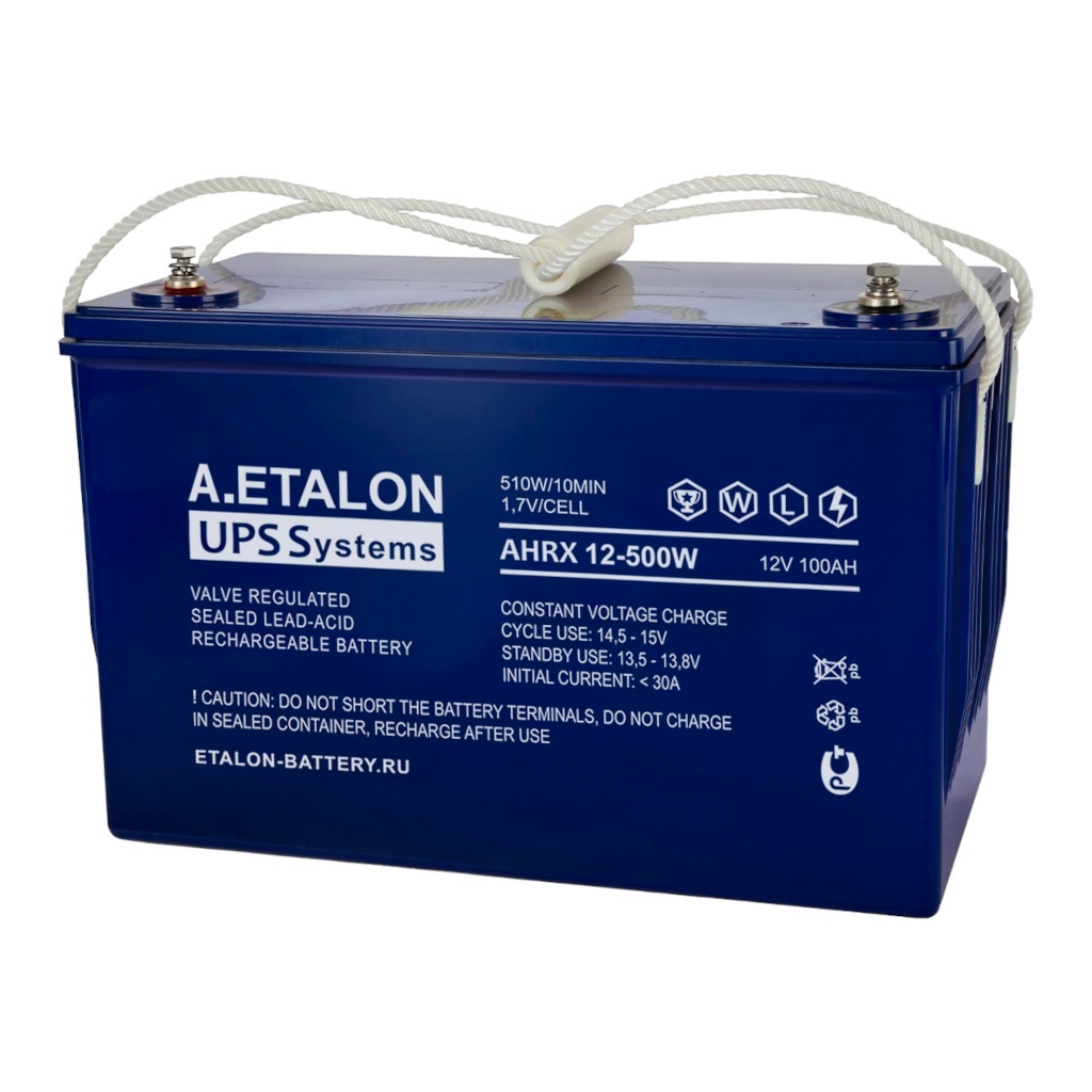 A.ETALON AHRX 12-500W (100), аккумулятор герметичный свинцово-кислотный