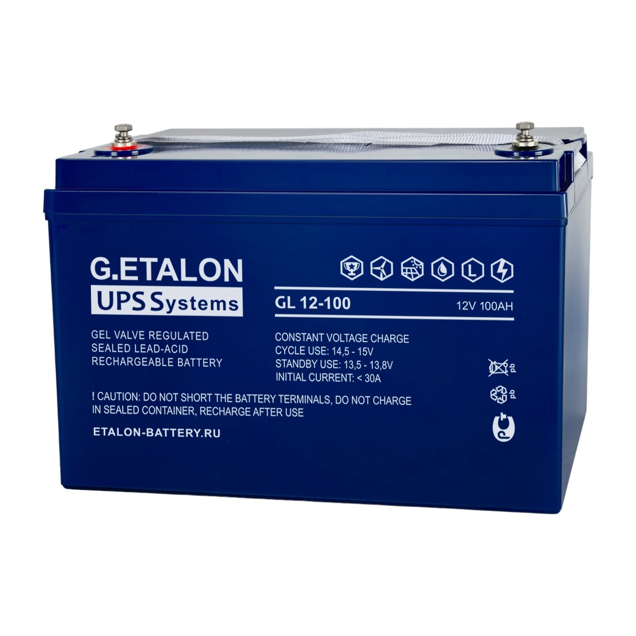 G.ETALON GL 12-100, аккумулятор герметичный свинцово-кислотный