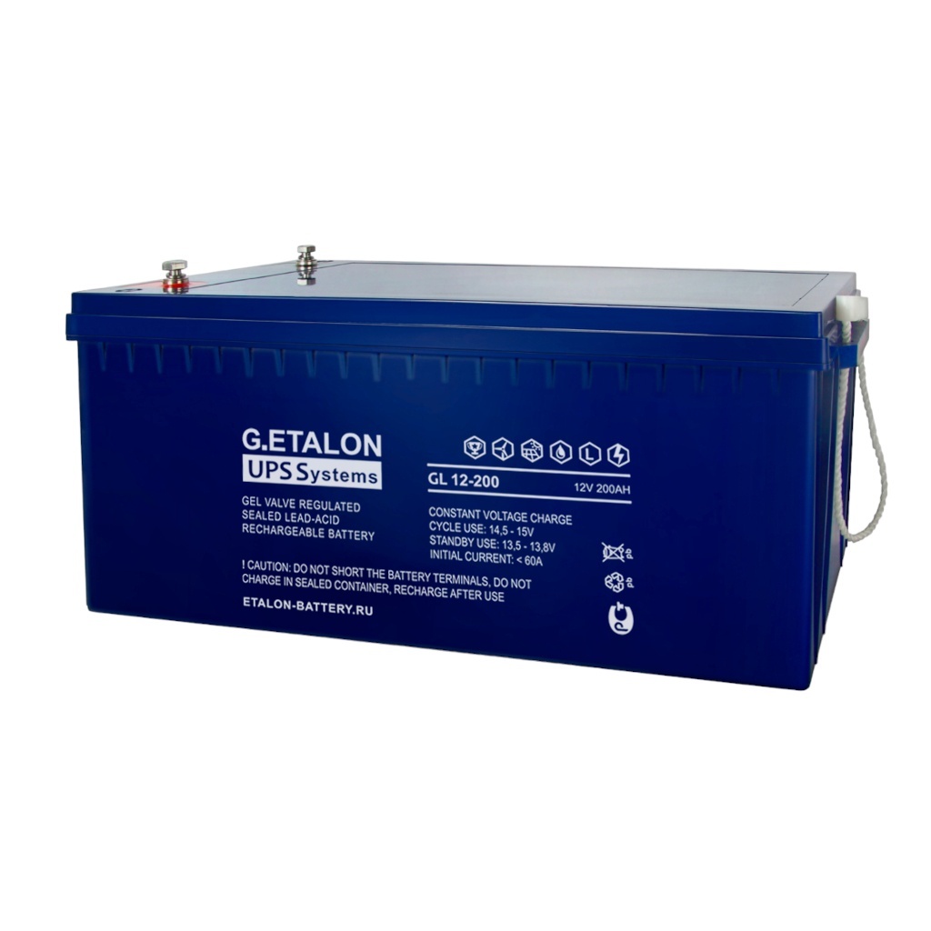 G.ETALON GL 12-200, аккумулятор герметичный свинцово-кислотный