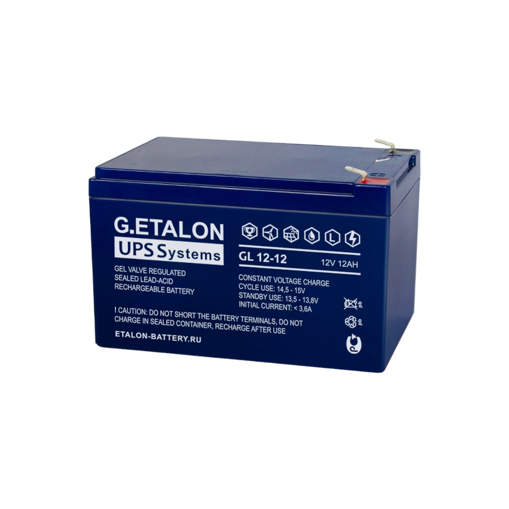 G.ETALON GL 12-12, аккумулятор герметичный свинцово-кислотный