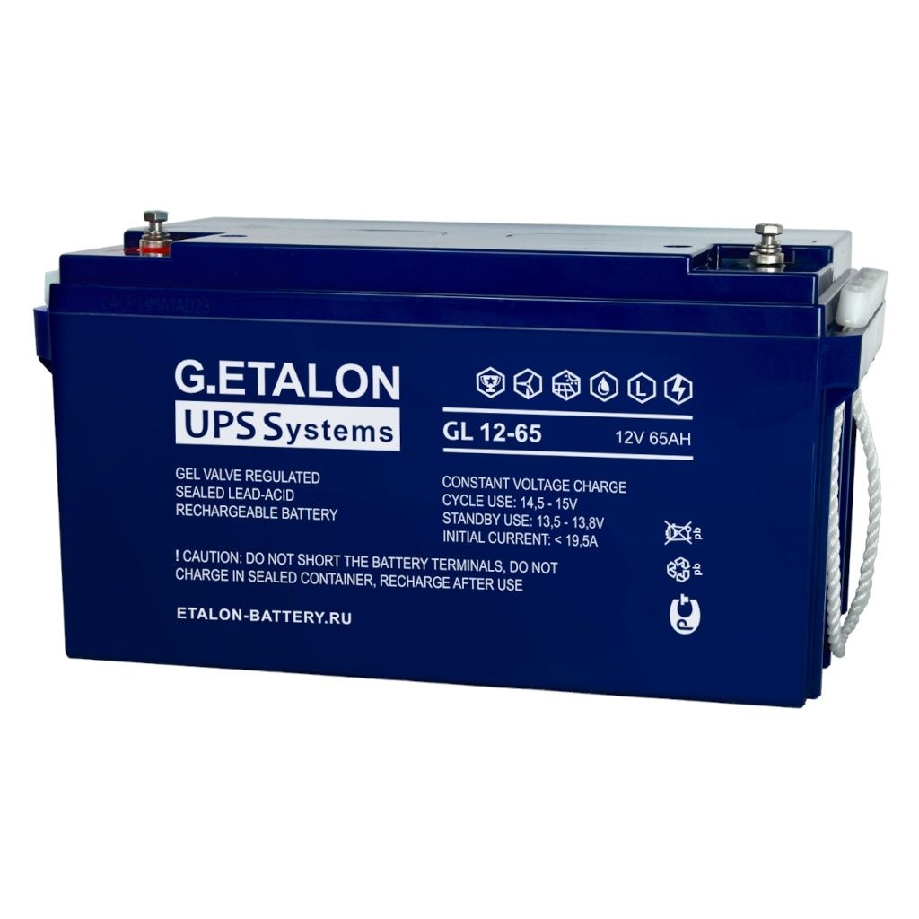 G.ETALON GL 12-65, аккумулятор герметичный свинцово-кислотный