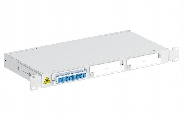 ШКОС-Л-1U/2-8-SC~8-SC/SM~8-SC/UPC (130308-00100), кросс оптический 19"