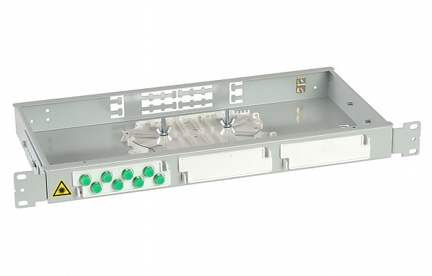 ШКОС-Л-1U/2-8-FC/ST~8-FC/D/APC~8-FC/APC (130308-00103), кросс оптический 19"