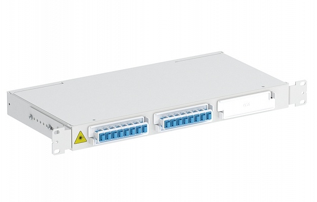 ШКОС-Л-1U/2-16-SC~16-SC/SM~16-SC/UPC (130308-00104), кросс оптический 19"