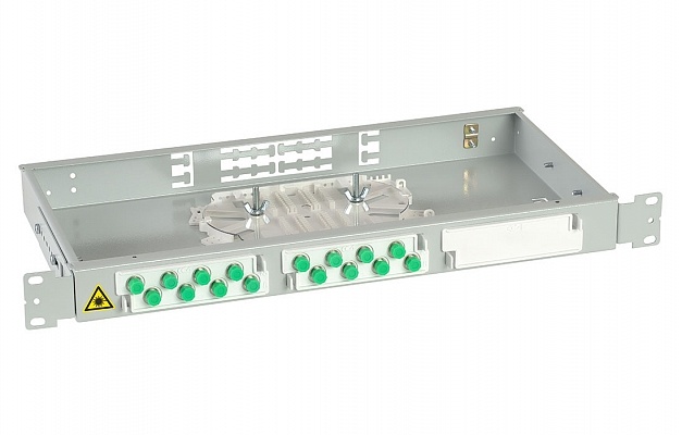 ШКОС-Л-1U/2-16-FC/ST~16-FC/D/APC~16-FC/APC (130308-00107), кросс оптический 19"