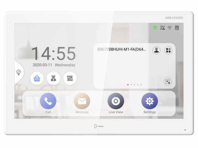 DS-KH9510-WTE1(B), монитор IP-домофона