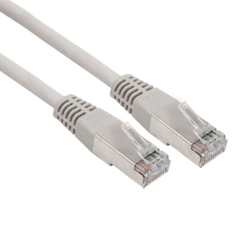 Шнур коммутационный, патч-корд F/UTP RJ45-RJ45, CAT 6, ZH нг(А)-HF, серый, 5м REXANT (18-8107-1)