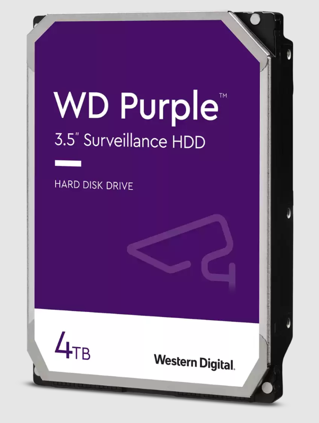 HDD 4000 GB (4 TB) SATA-III Purple (WD43PURZ), жесткий диск (HDD) для видеонаблюдения