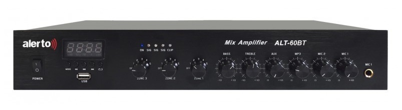 ALT-60BT/FAM, микшер-усилитель