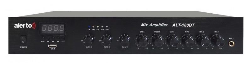 ALT-180BT/FAM, микшер-усилитель