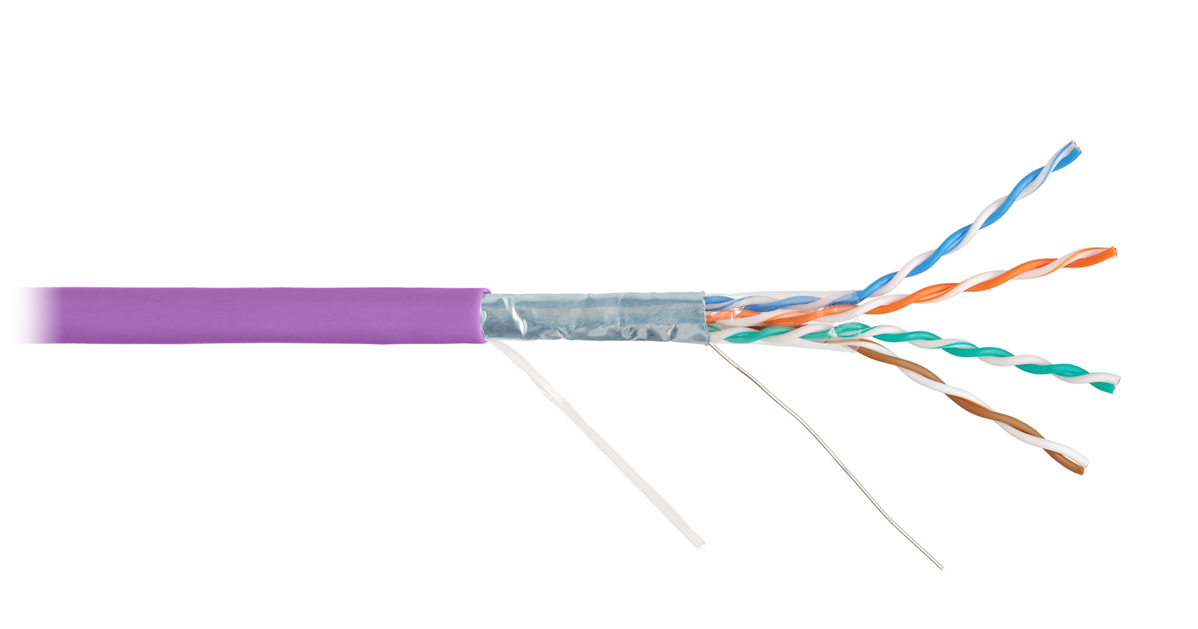 F/UTP 4pair, Cat5e, Solid, In, нг(А)-HF (NMC 4200C-VL), кабель «витая пара» (LAN) для структурированных систем связи