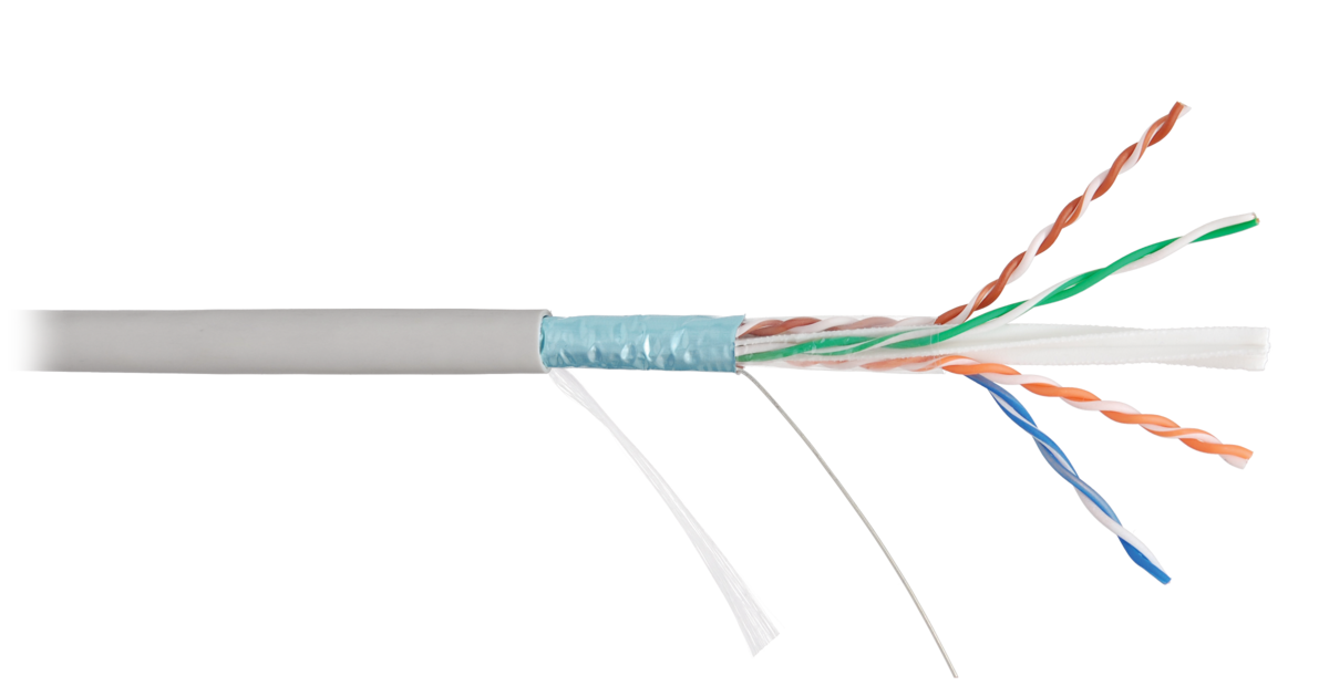 F/UTP 4pair, Cat6a, Solid, In, нг(А)-LSLTx (NMC 4255L-IY), кабель «витая пара» (LAN) для структурированных систем связи