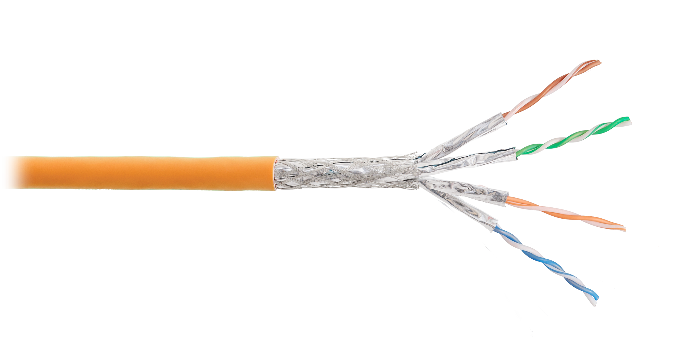 S/FTP 4pair, Cat6, Solid, In, нг(А)-HF (NMC 4540C-OR), кабель «витая пара» (LAN) для структурированных систем связи