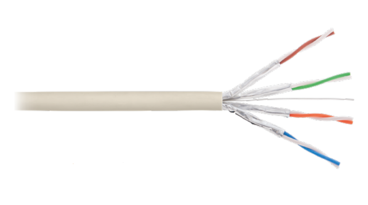 U/FTP 4pair, Cat6a, Solid, In, нг(А)-LSLTx (NMC 9455L-IY), кабель «витая пара» (LAN) для структурированных систем связи
