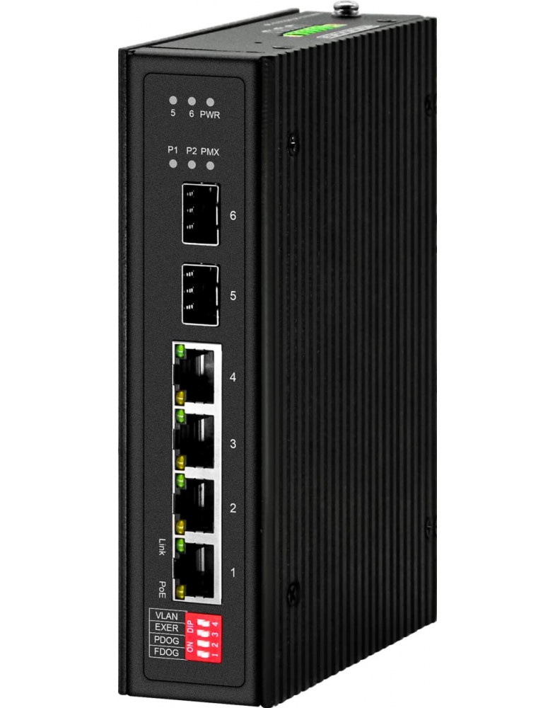 NS-SW-4G2G-SP/I, коммутатор с PoE
