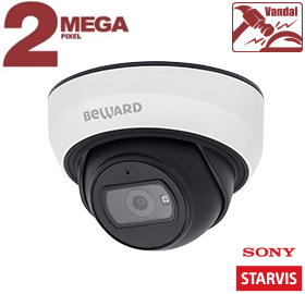 SV2012DBS (2,8мм), видеокамера IP купольная