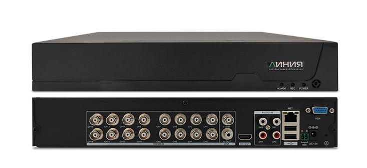 Линия XVR 16S, видеорегистратор мультиформатный 16-канальный