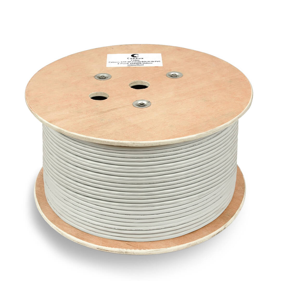 UTP-4P-Cat.6a-SOLID-PVC-GY (11373c), кабель «витая пара» (LAN) для структурированных систем связи