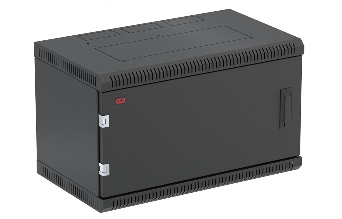ШТ-НСр-6U-600-350-М-Ч (130411-01321), шкаф телекоммуникационный 19" настенный 6U
