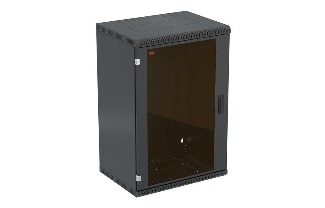 ШТ-НСр-15U-600-450-С-Ч (130411-01547), шкаф телекоммуникационный 19" настенный 15U