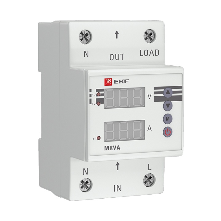MRVA 40A PROxima (MRVA-40A), реле напряжения и тока с дисплеем