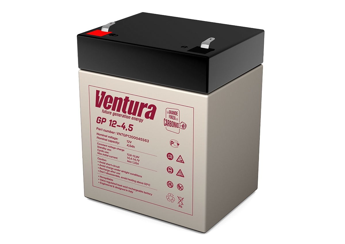 Ventura GP 12-4,5, аккумулятор герметичный свинцово-кислотный