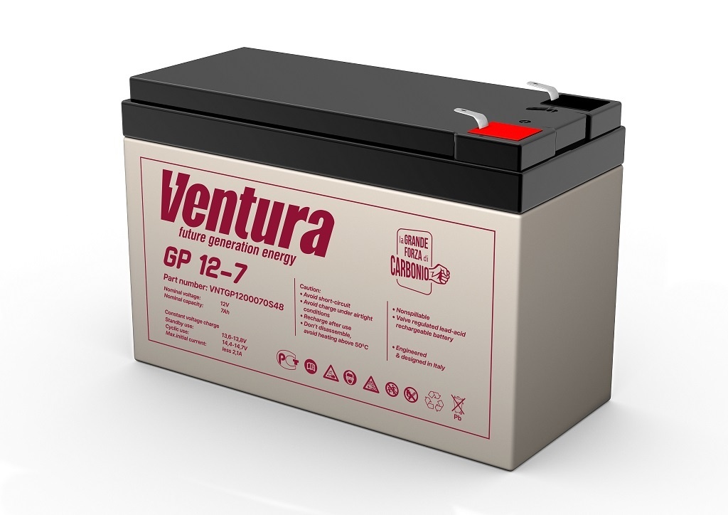 Ventura GP 12-7, аккумулятор герметичный свинцово-кислотный