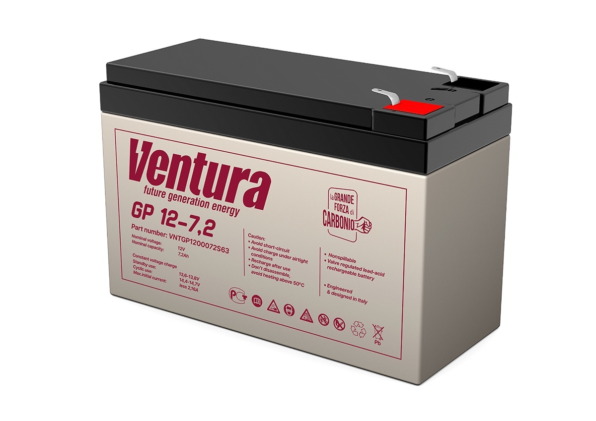 Ventura GP 12-7,2, аккумулятор герметичный свинцово-кислотный