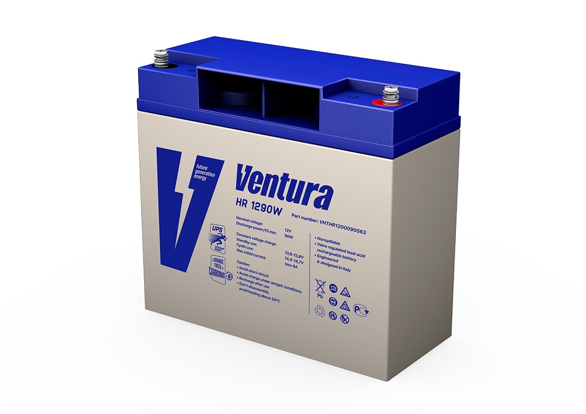 Ventura HR 1290W, аккумулятор герметичный свинцово-кислотный