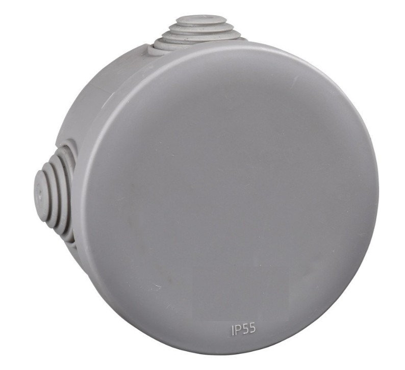 Коробка D80х40 распределительная открытой установки, IP55, 4 сальника (IMT35094)