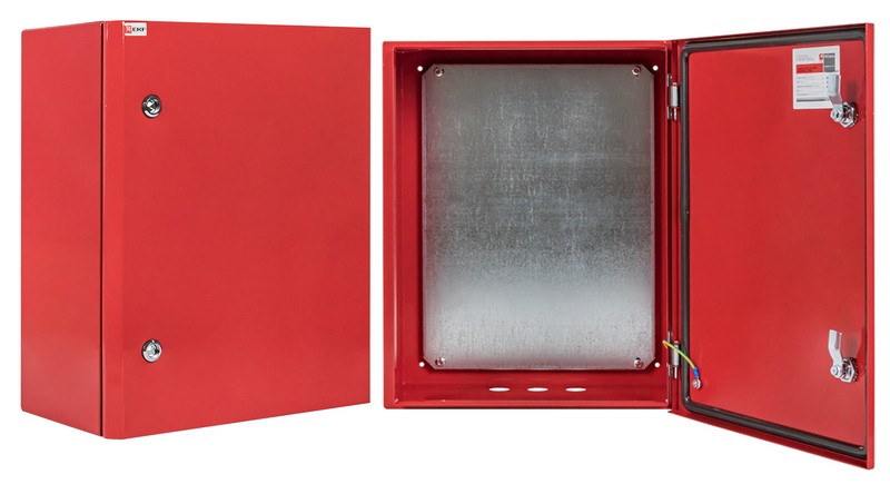 ЩМПг- 40.30.22 (ЩРНМ-1) RAL 3001 IP54 PROxima (mb24-1-3001), щит с монтажной панелью 400х300х220 мм RAL 3001
