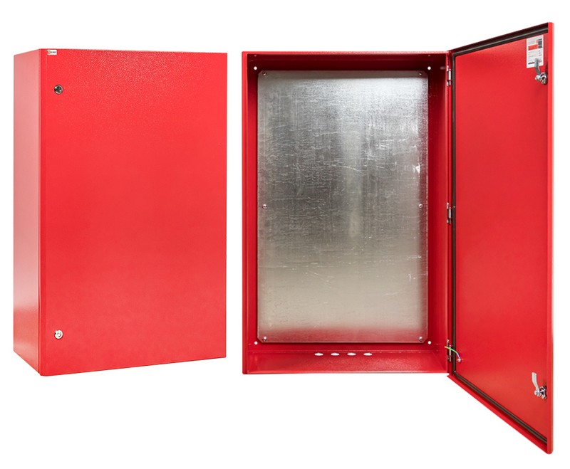 ЩМПг- 50.40.22 (ЩРНМ-2) RAL 3001 IP54 PROxima (mb24-2-3001), щит с монтажной панелью 500х400х220 мм RAL 3001