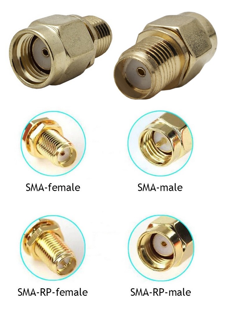 S-A312 (RP-SMA-male - SMA-female), переходник