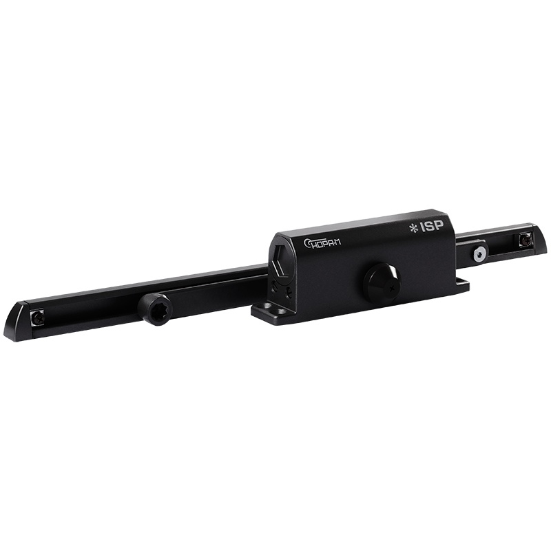ISPARUS 440 Slider (черный), доводчик дверной морозостойкий