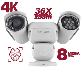 B89R-5020Z36F, видеокамера IP поворотная