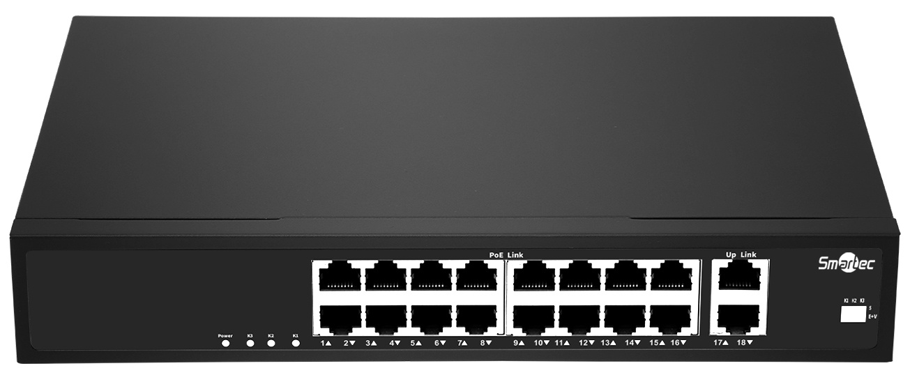 ST-NS216MB-GD, коммутатор с питанием по PoE