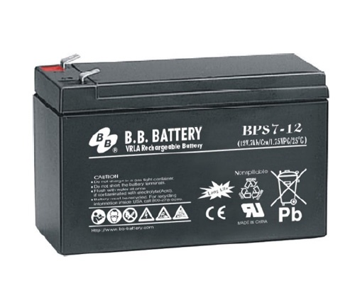 B.B. Battery BPS 7-12, аккумулятор герметичный свинцово-кислотный
