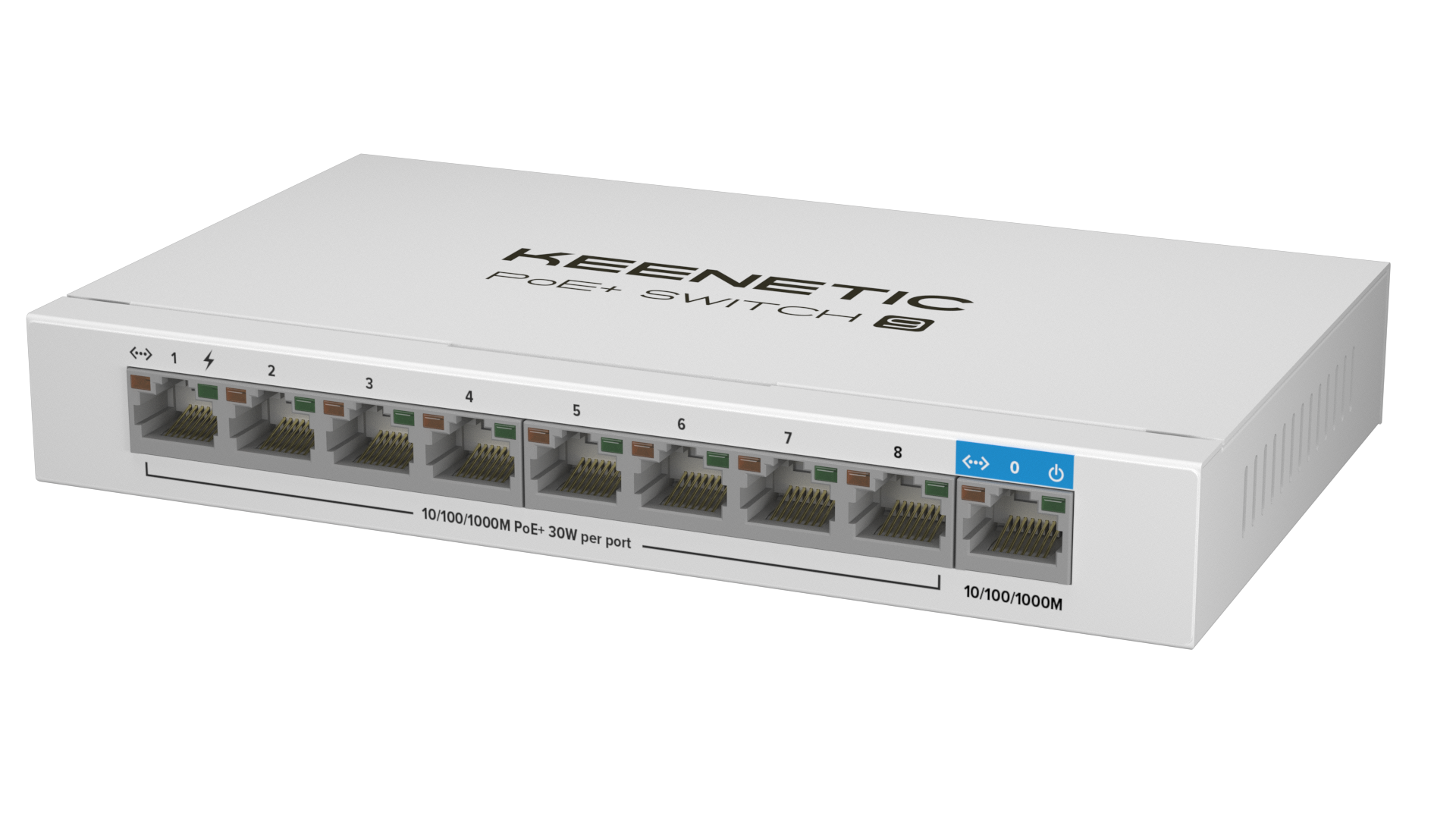 Keenetic KN-4710 (L2) 9х1Гбит/с 8PoE+ 120W, коммутатор с PoE