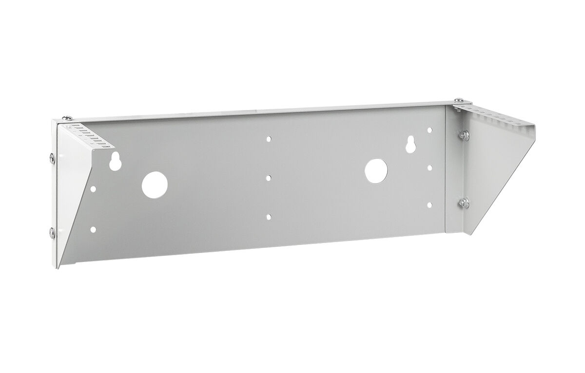 NC-3U-V (12024c), кронштейн настенный вертикальный 19" 3U, цвет серый