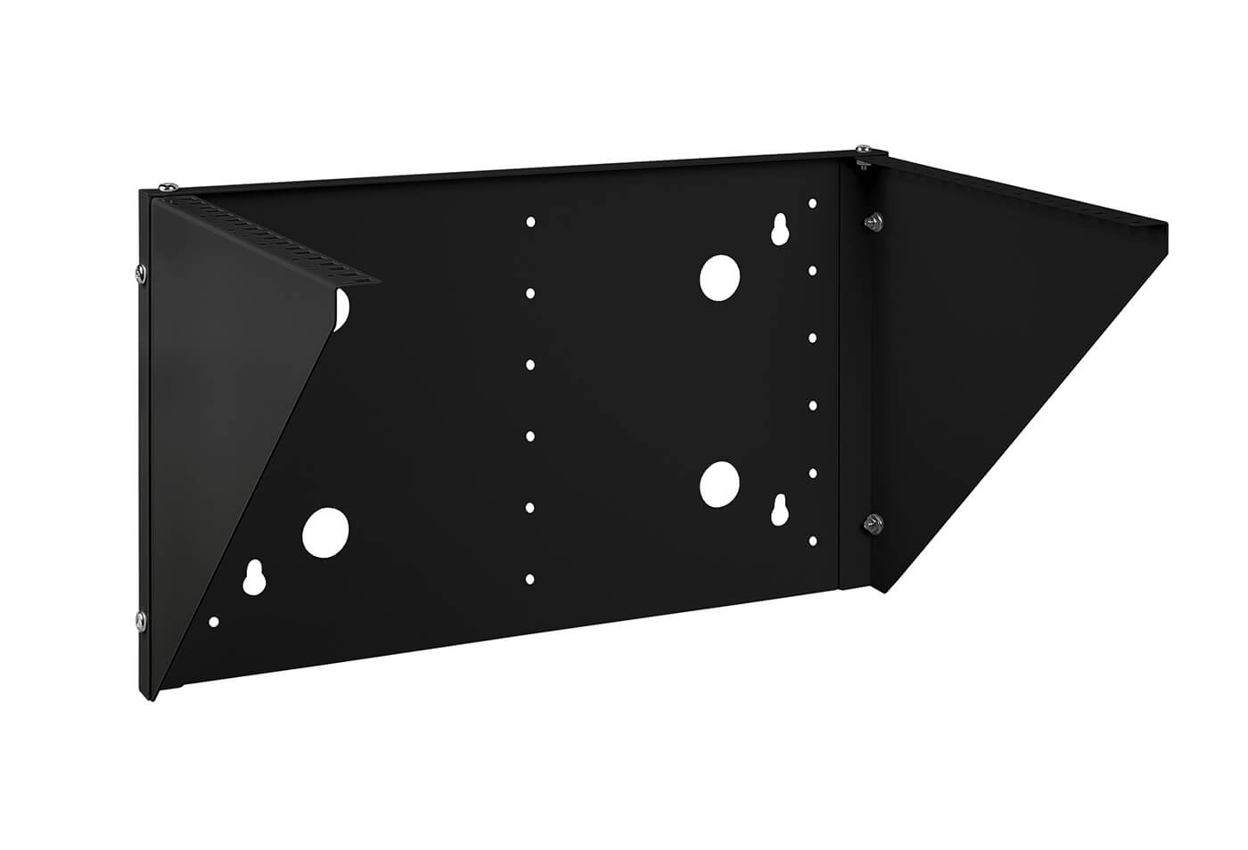 NC-6U-V-BK (12027c), кронштейн настенный вертикальный 19" 6U, цвет черный