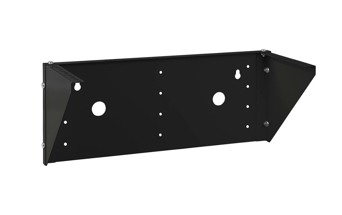 NC-5U-V-BK (12031c), кронштейн настенный вертикальный 19" 5U, цвет черный