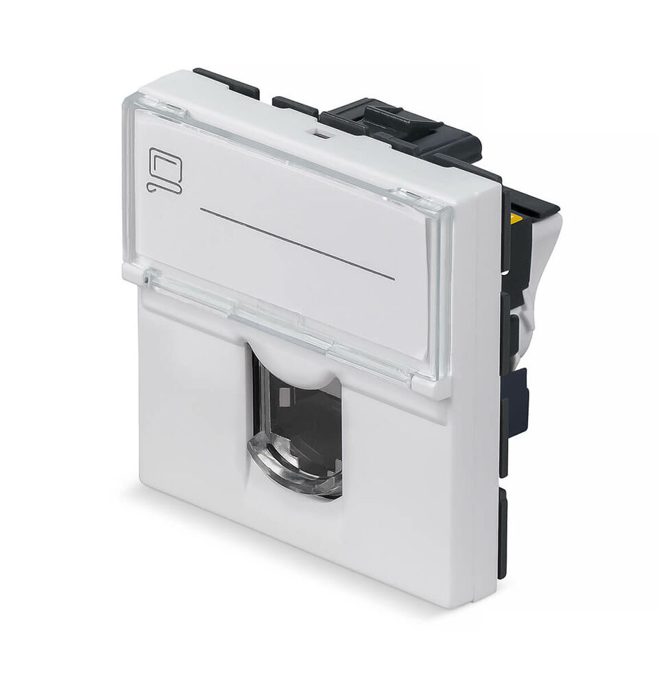 KJ-RJ45-Cat.6a-180T-FP-L-45 (11845c), вставка Keystone Jack RJ-45