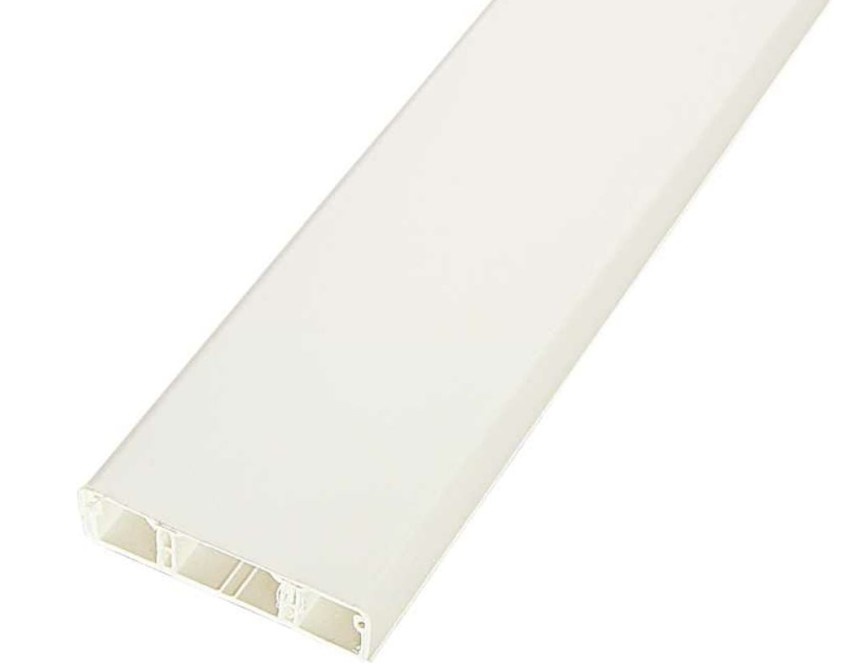Короб 60х16х2000мм с перегородками, белый (060001S)
